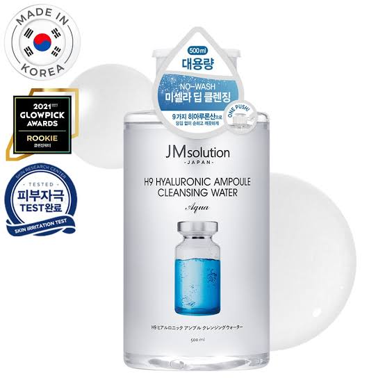 JMsolution H9 Hyaluronic Ampoule Cleansing Water Aqua