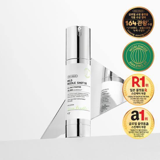 VT Reedle Shot Synergy Repair Cream 50, a mild repair cream from VT Cosmetics