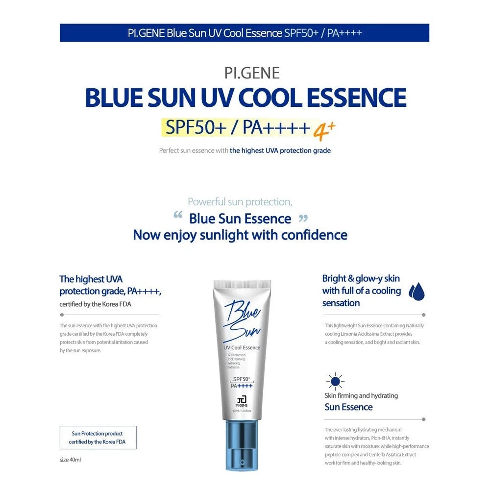 PI.GENE Blue Sun UV Cool Essence