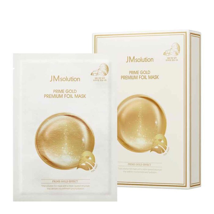 JM Solution
Prime Gold Premium Foil Mask 10pcs