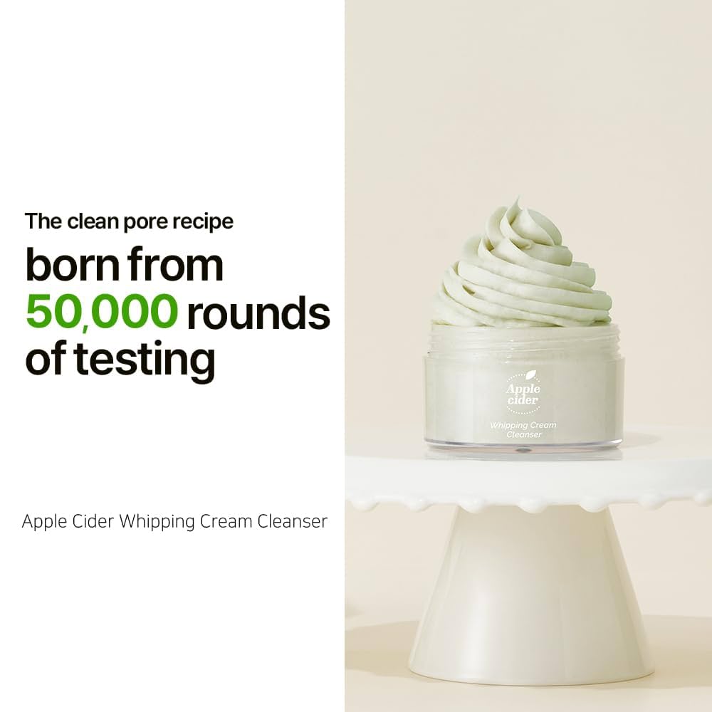 Ariul Apple Cider Whipping Cream Cleanser, a Korean skincare product