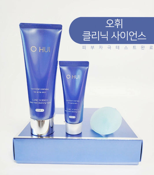 O Hui Korea Clinic Science Deep Medi-Cleansing Foam Set (Acne Care)